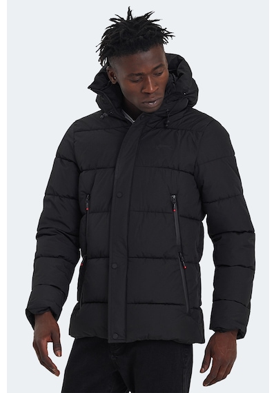 Slazenger Gafar Erkek Siyah Mont & Kaban