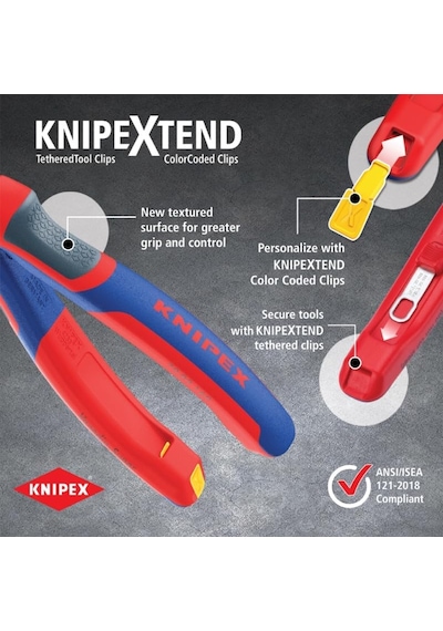 Knipex Diyagonal Kesiciler Siyah Atramentize Edilmiş, Çok Bileşenli Saplarla 160 Mm 70 02 160 Genel
