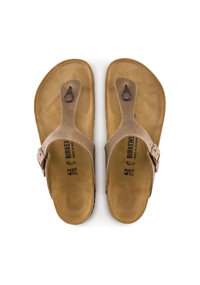 Birkenstock Gizeh Leoi Erkek Terlik Kahverengi