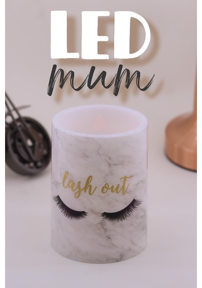Kirpik Led Mum Bardak Tipi Pilli Dumansız Alevli Dekoratif Yapay Mum Işıldak Dekor Lambası 10 Cm