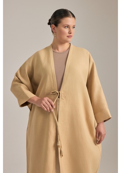 Aker Önden Bağcıklı Kimono Taş Taş