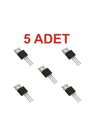 5 Adet 7812 12v Voltaj Regülatörü 12v 1a To 220 Rodevino