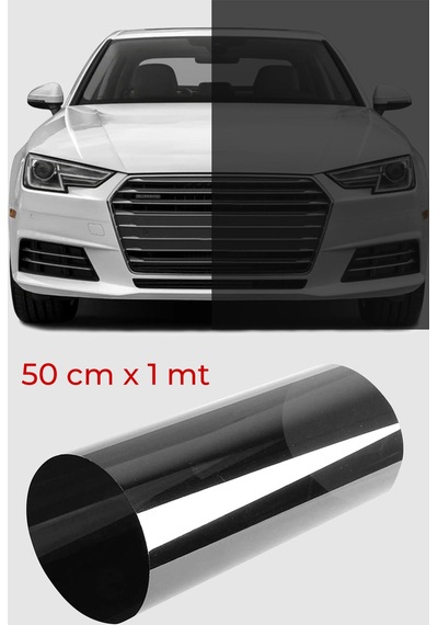 Cam Filmi Siyah Amerikan Çizilmez  Orta ton 50 CM x 1 M