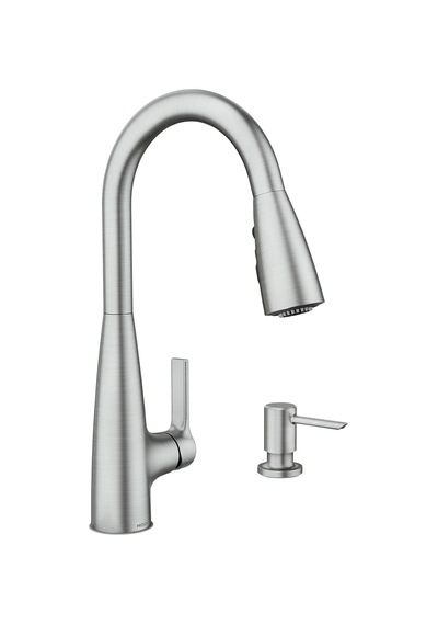 Moen 87627srs Haelyn Tek Saplı Aşağı Çekmeli Püskürtücü Refleks V Diğer