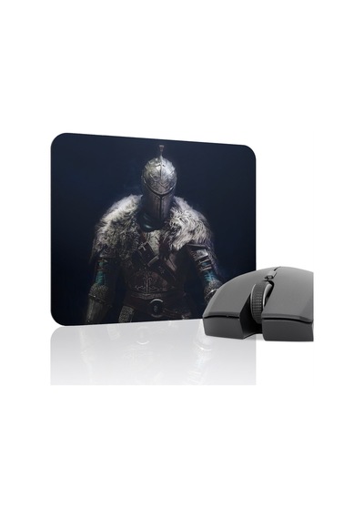 Dark Souls Kaymaz Dikişli Kauçuk Oyuncu Mousepad V2 - 22x18 Gaming Mouse Pad Fare Altlığı