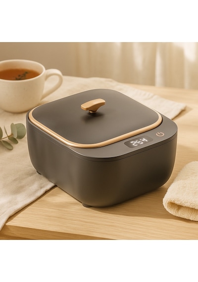 Mioji Mio Uv2c Ultrasonic Protez, Dişlik Ve Takma Diş Temizlik Cihazı Siyah