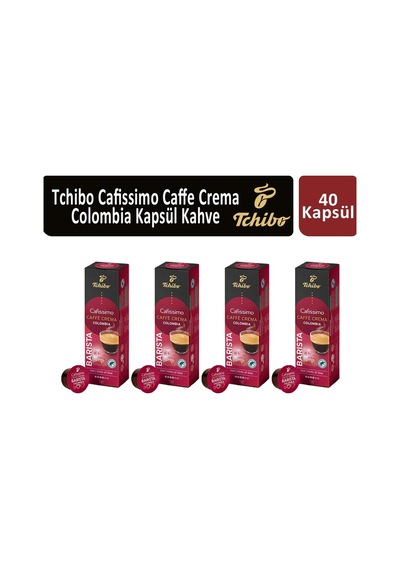 Tchibo Cafissimo Caffe Crema Colombia Barista Kapsül Kahve 4 x 10'lu