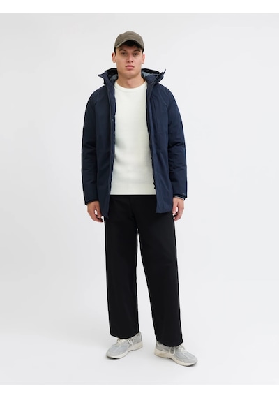 Jack & Jones Jjpannel Knit Crew Neck Aw25 Sıfır Yaka Kazak Ekru