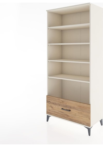 Hyperion Dolap 4 Raflı Tek Çekmeceli 88x44x195 Aytaşı-çam Aytaşı