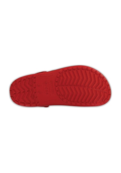 Crocs Kırmızı Unisex Crocband Kenarı Siyah Çizgili Terlik Kırmızı
