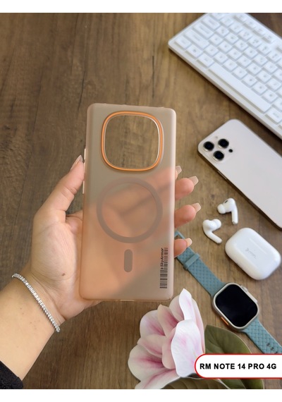 Redmi Note 14 Pro 4g Magsafe Uyumlu Mat Sert Klein Kılıf Çöl