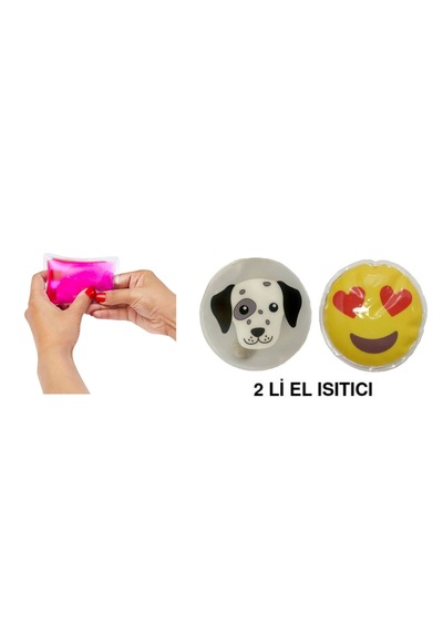 Emoji,köpek Cep Sobası,el Isıtıcı,2 Adet Sıcak Su Torbası Pvc 9c