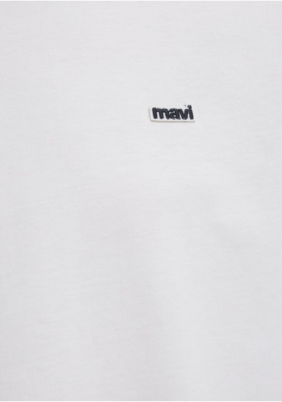 Mavi - Mavi Logo Baskılı Ekru Tişört 1613407-70057 Ekru