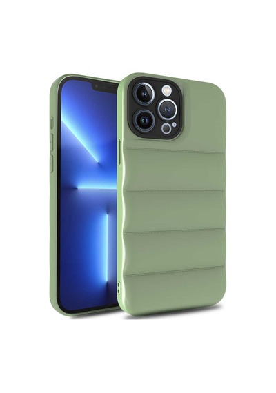 Zore İphone 12 Pro Uyumlu Ogaa Kasis Kılıf-açık Yeşil