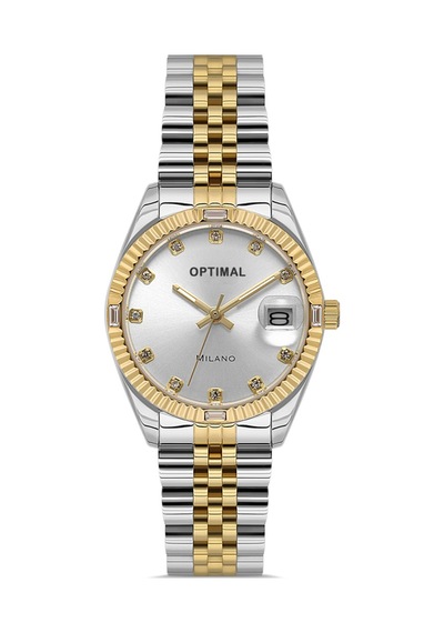 Optimal Opt.03529m.05 Unisex Kol Saati Altın - Siyah