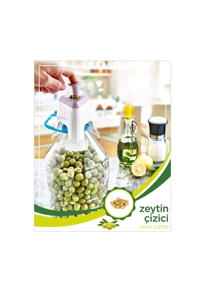 Kolay Zeytin Dilme Çizme Aparatı Pratik Kolay Zeytin Çizici Alet