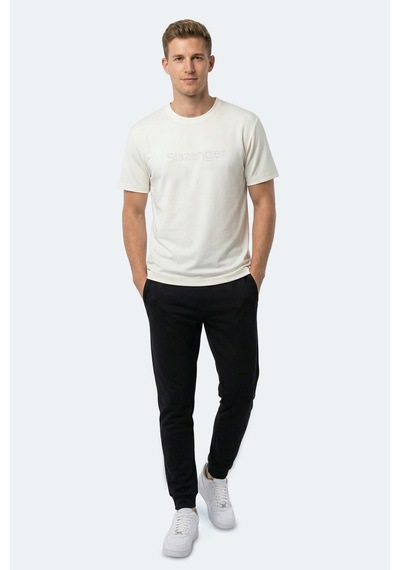 Slazenger Zuranıs Erkek Beyaz Tişört