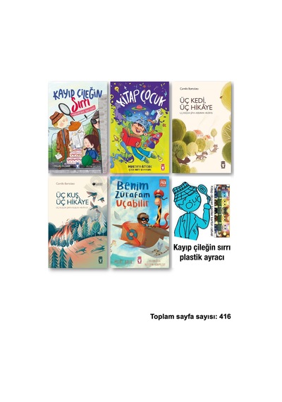Kayıp Çileğin Sırrı Kitap Çocuk Üç Kedi Hikaye Kuş Benim Zürafam Uçabilir