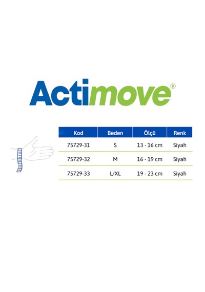Actimove El Bileği Desteği Ayarlanabilir