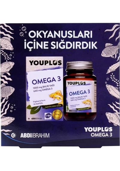 Omega 3 30+30 Kapsül - Avantaj Paketi