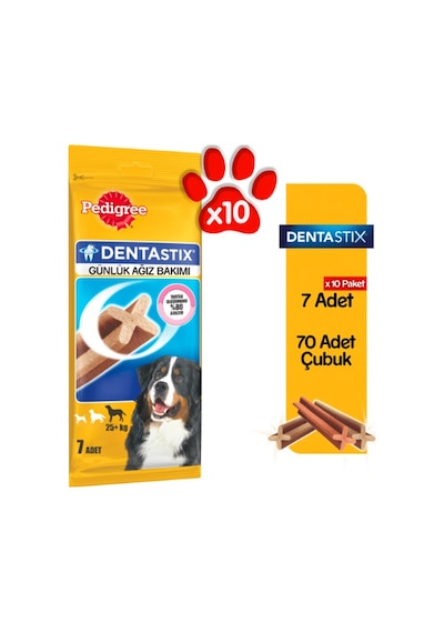 Pedigree Dentastix Large 7'li Köpek Ödülü 10 x 270 G