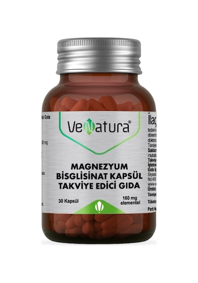 VeNatura Magnezyum Bisglisinat 30 Kapsül