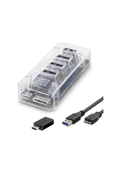 Usb Type-c 3.1 Gen1 Hub 4 Port 5 Gbps Şeffaf U336