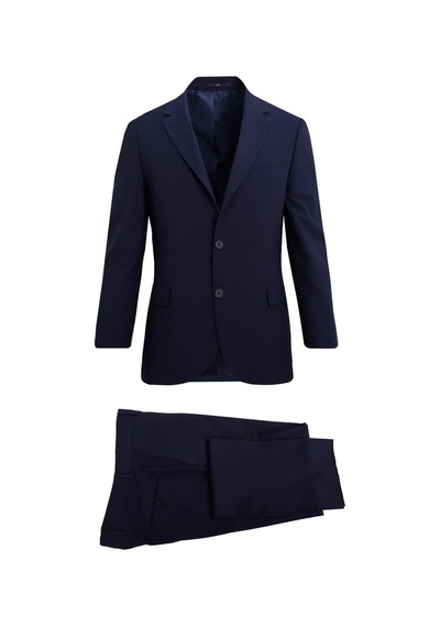 Uki Lacivert Comfort Fit , Mono Yaka , 6 Drop , Kapaklı Cep Klasik Takım Elbise