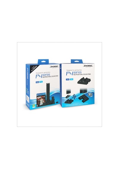 Playstation 4 Uyumlu Slim Ps4 Pro Fanlı Stand Ve Oyun Kolu Usb Şarjlı Ps4 Şarj Stand