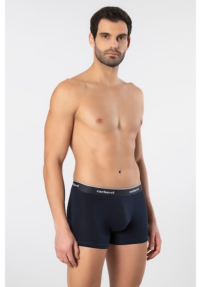 Cacharel Erkek Desenli Likralı Boxer 3'lü Paket 1339/lacivert 6 Lacivert