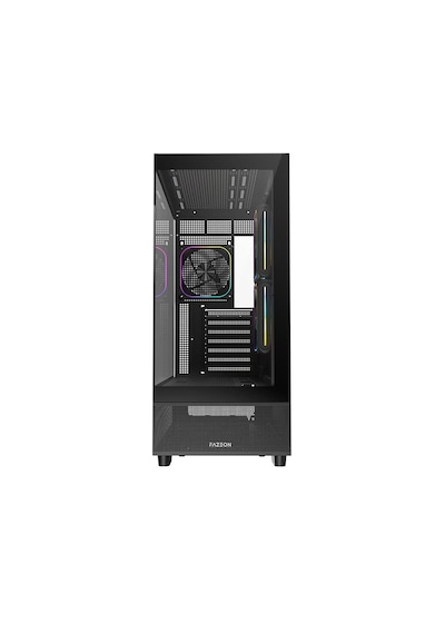 Fazeon F17 750w 80plus Bronze 3x120mm Argb Fanlı Atx Siyah Bilgisayar Kasası