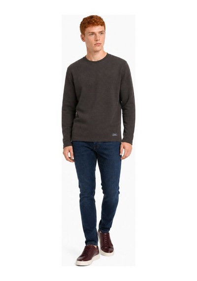 Loft Regular Fit Erkek Tshirt U.kol Lf2044268 Q1.v1 Kahverengi