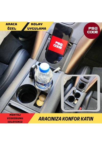 Yeni Tasarım Citroen Berlingo-peugeot Rifter-proace City-fiat Doblo-opel Combo Uyumlu Set Bardaklık 1