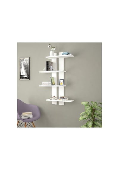 White Way Duvar Rafı Beyaz
