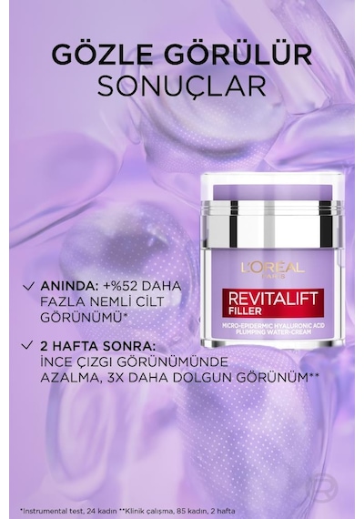 Revitalift Filler Dolgunlaştırıcı Su Bazlı Pressed Jar Nemlendirici Yüz Kremi 50 ML