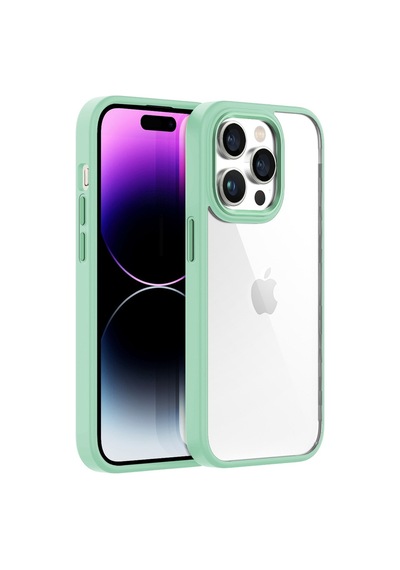 Buff Apple Uyumlu iPhone 14 Pro Max Yeni Havalı Tampon Kılıf Mor