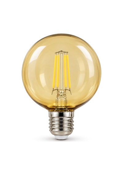 G95 Dimmerli Rustik Gün Işığı 2700k Amber Led Ampul Filament E27 Duylu Filamanlı Edison Ampül Diğer