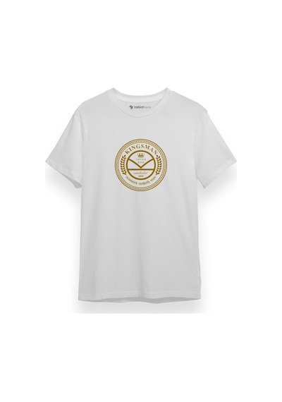 Kingsman The Tailors Beyaz Kısa Kol Erkek Tshirt 001