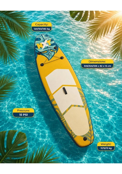Nxt Palmway Şişme Sup Stand Up Paddle Board - 335 Cm
