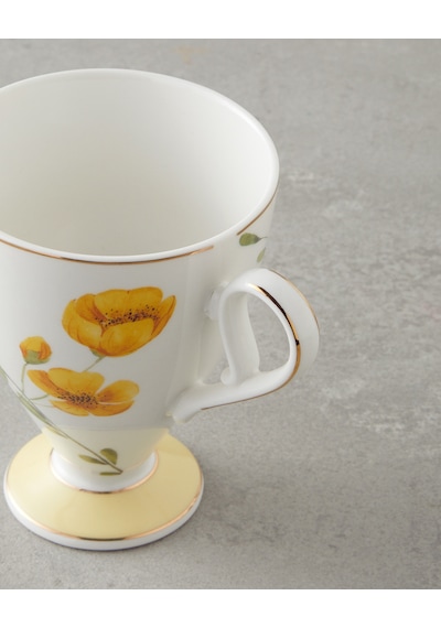 English Home Valentina New Bone China Kupa 300 Ml Sarı Sarı