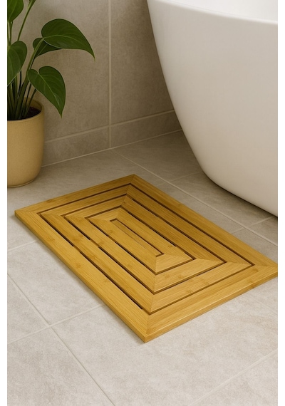 Vıchy Bambu Paspas Br-6701 60x40 X6 Ahşap