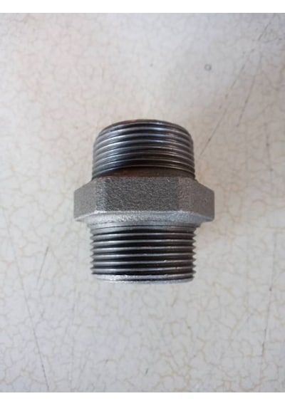 2,5" (75 Mm) Siyah Döküm Nipel