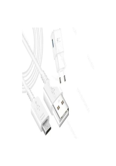 Ren.ga.renk Micro Usb Hızlı Şarj Edilebilen Şarj Cihazı Beyaz Rengaren Standart