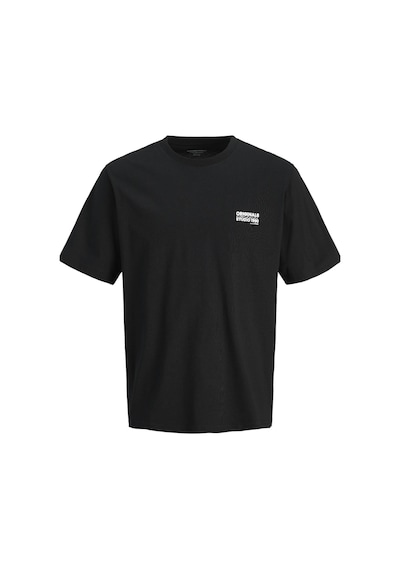 Jack & Jones Jorvesterbro Back Tee Ss Crew Neck Siyah Renkli