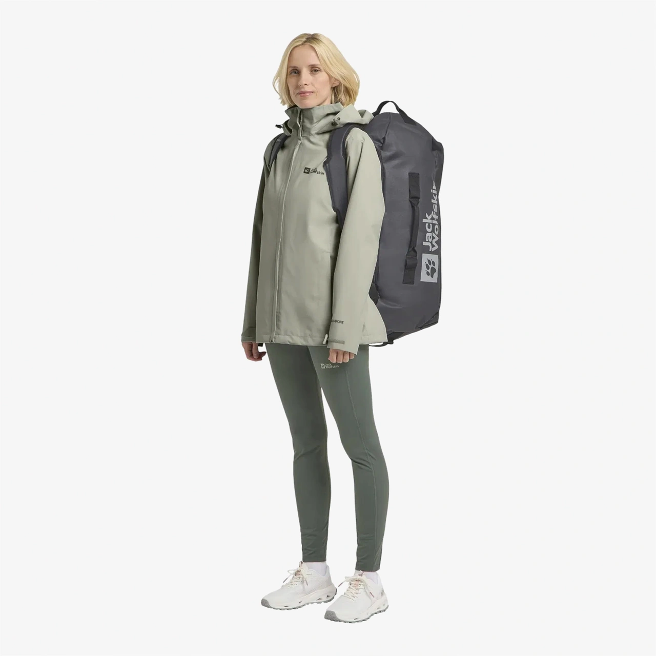 Jack Wolfskin Trailtime 2l Kadın Yeşil Outdoor Ceket A63902 Yeşil