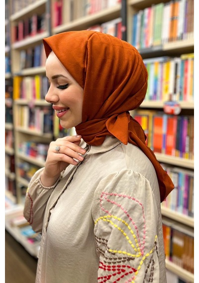 Aker Cotton Pamuk Eşarp - 1030700-961 - Kiremit 961 Kiremit 961 Kiremit