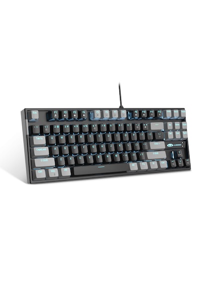 Magegee Mk-star 87 Tuş Red Switch Gri-siyah Kablolu Türkçe Q Mekanik Gaming Klavye