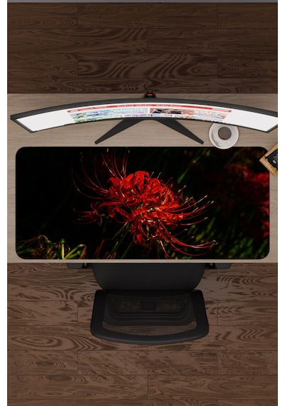 Higanbana Kaymaz Dikişli Kauçuk Oyuncu Mousepad V2 - 90x40 Xxl Gaming Mouse Pad Fare Altlığı