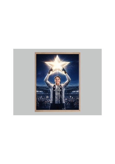 Kenan Yıldız Poster Tek Parça Doğal Ahşap Çerçeveli Tablo Çok Renkli - 844541904 Çok Renkli