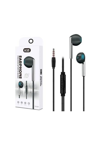 Tr K103 3.5mm Jack Girişli Metal Nikelajlı Yüksek Ses Sporcu Kulak İçi Extra Bass Kulaklık Stereo Siyah Genel
